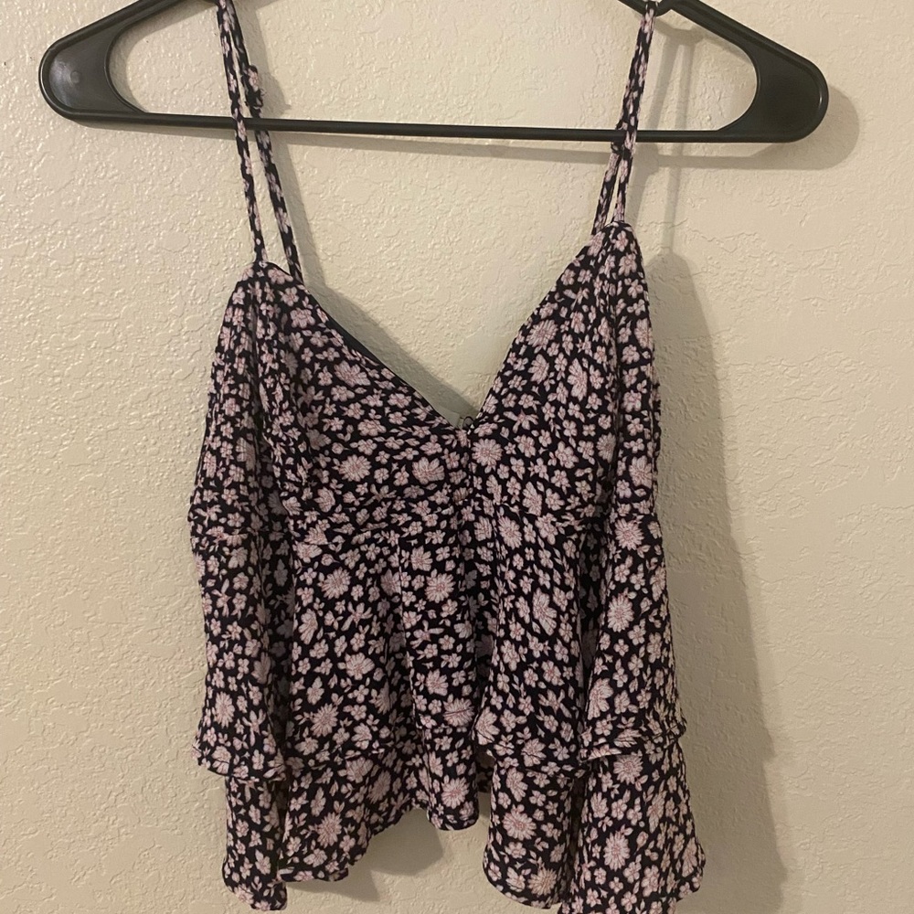 Blouse spaghetti strap tank top